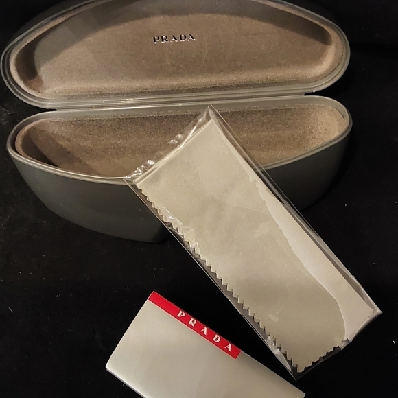 PRADA SUNGLASSES BOX WITH CLOTH & BOOK - Picture 3 of 6